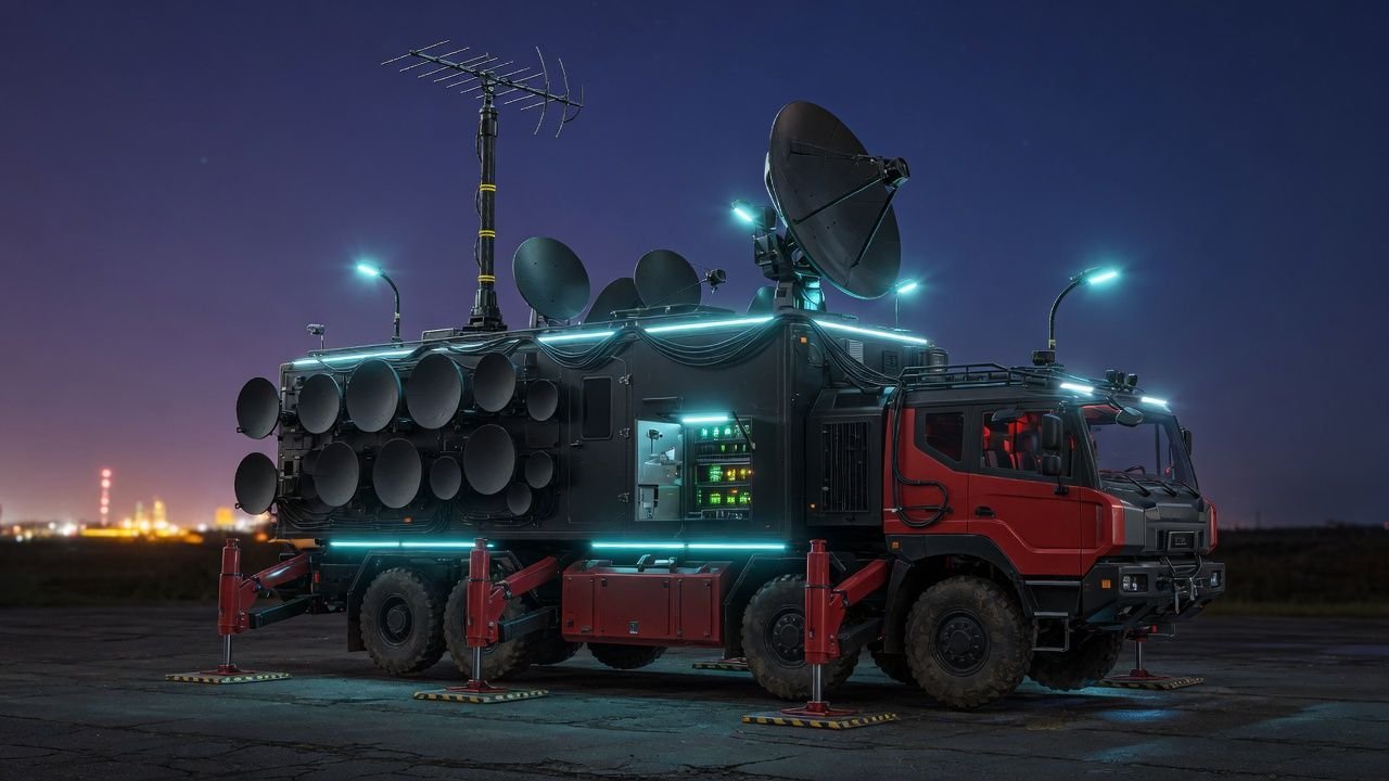 概念视觉 · 地面电子战车