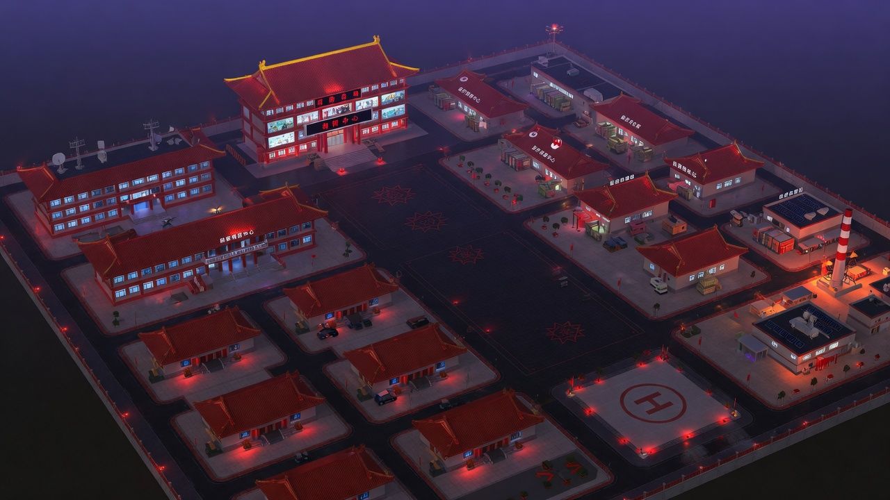概念视觉 · 支援基地总平面